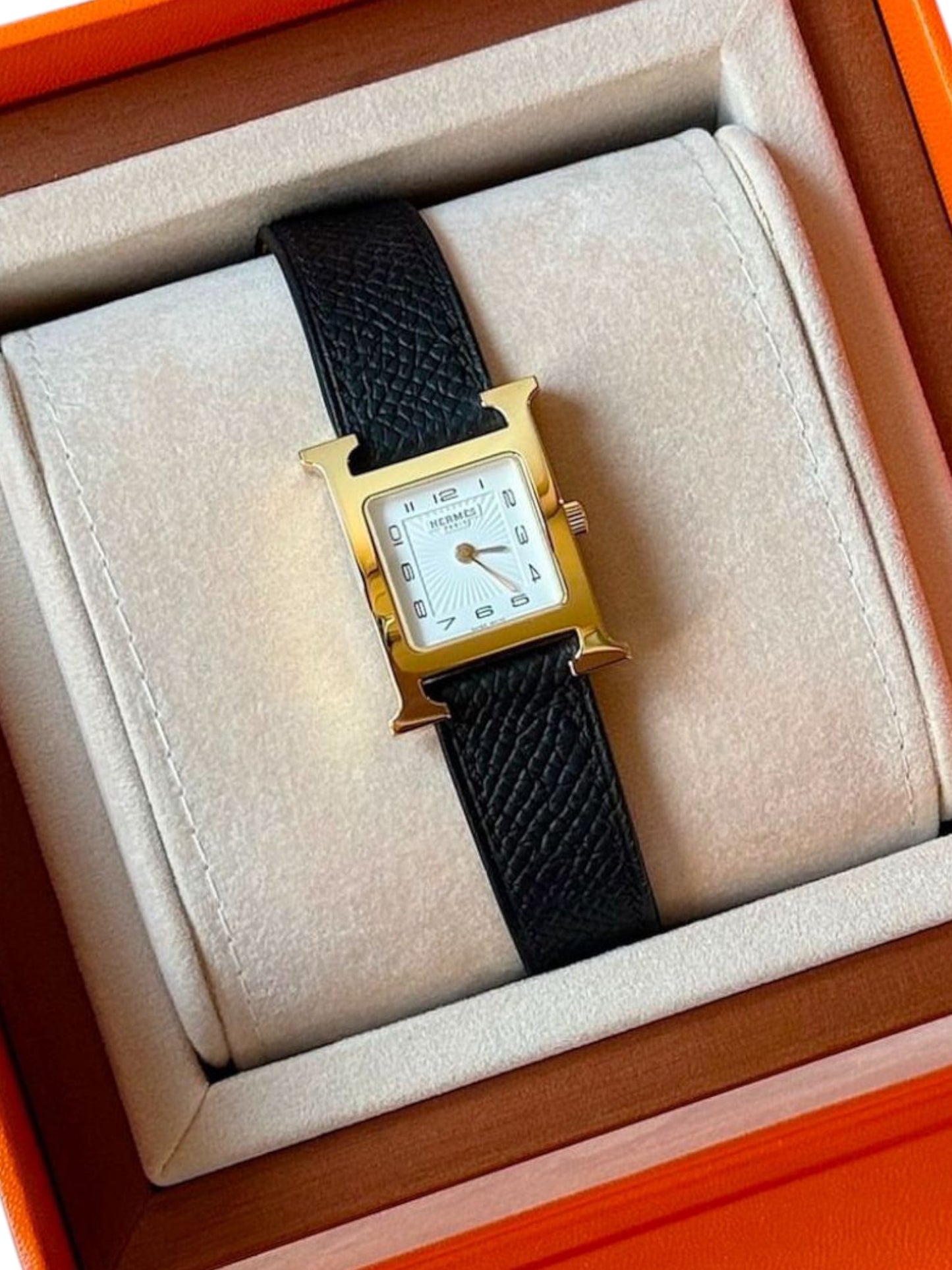 Hermes Heure H Watch Black PM GHW