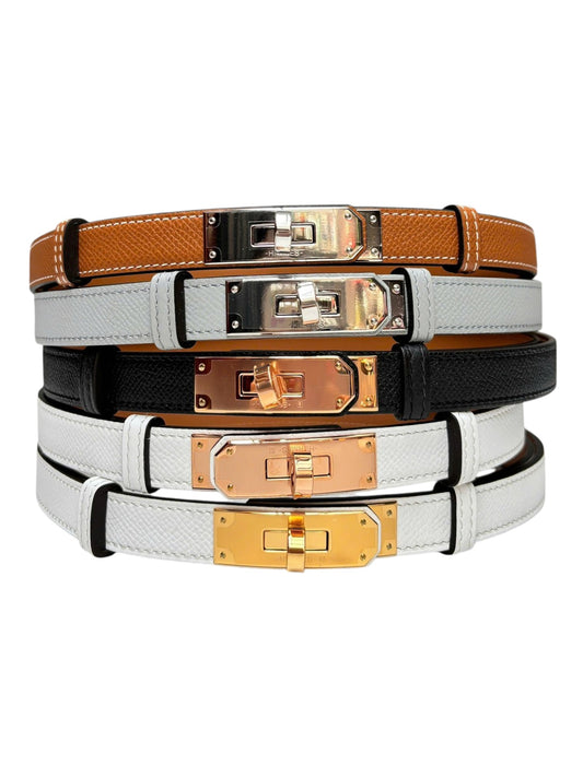 Hermes Kelly Belt in Various Colors PHW - GHW - RGHW