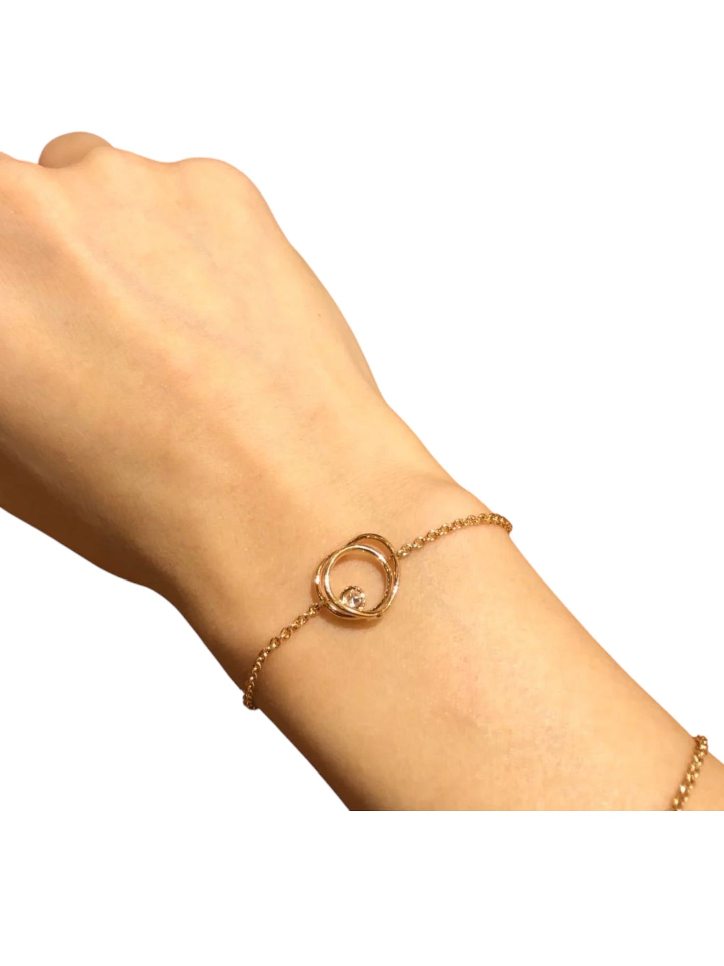 Hermes Vertige Coeur Bracelet 18K Rose Gold