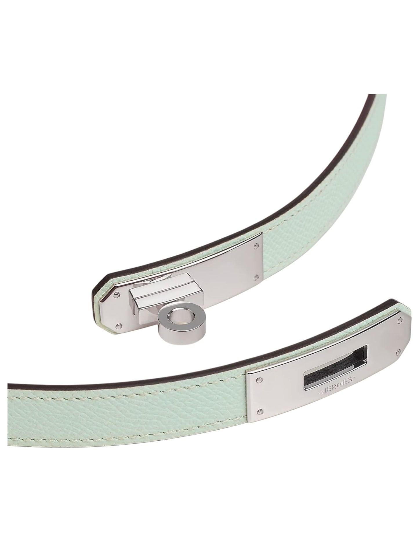 Hermes Kelly Belt 18 Peppermint Epsom PHW