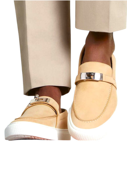 Hermes Sneaker Game Slip-on Beige Albatre PHW