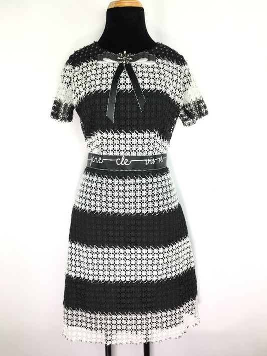 Black and White Dress